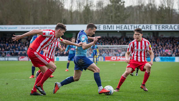 Sunderland red shorts